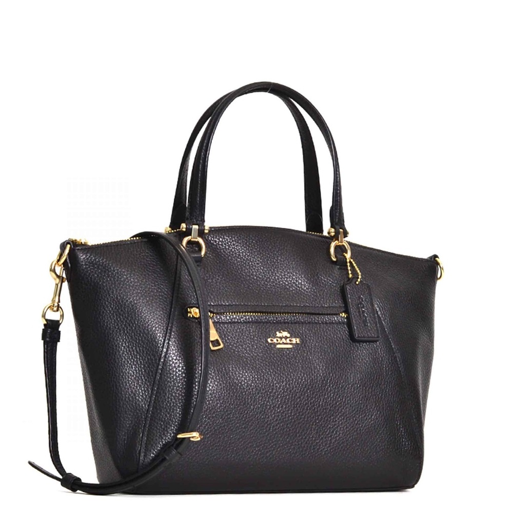 Coach Black prairie satchel crossbody